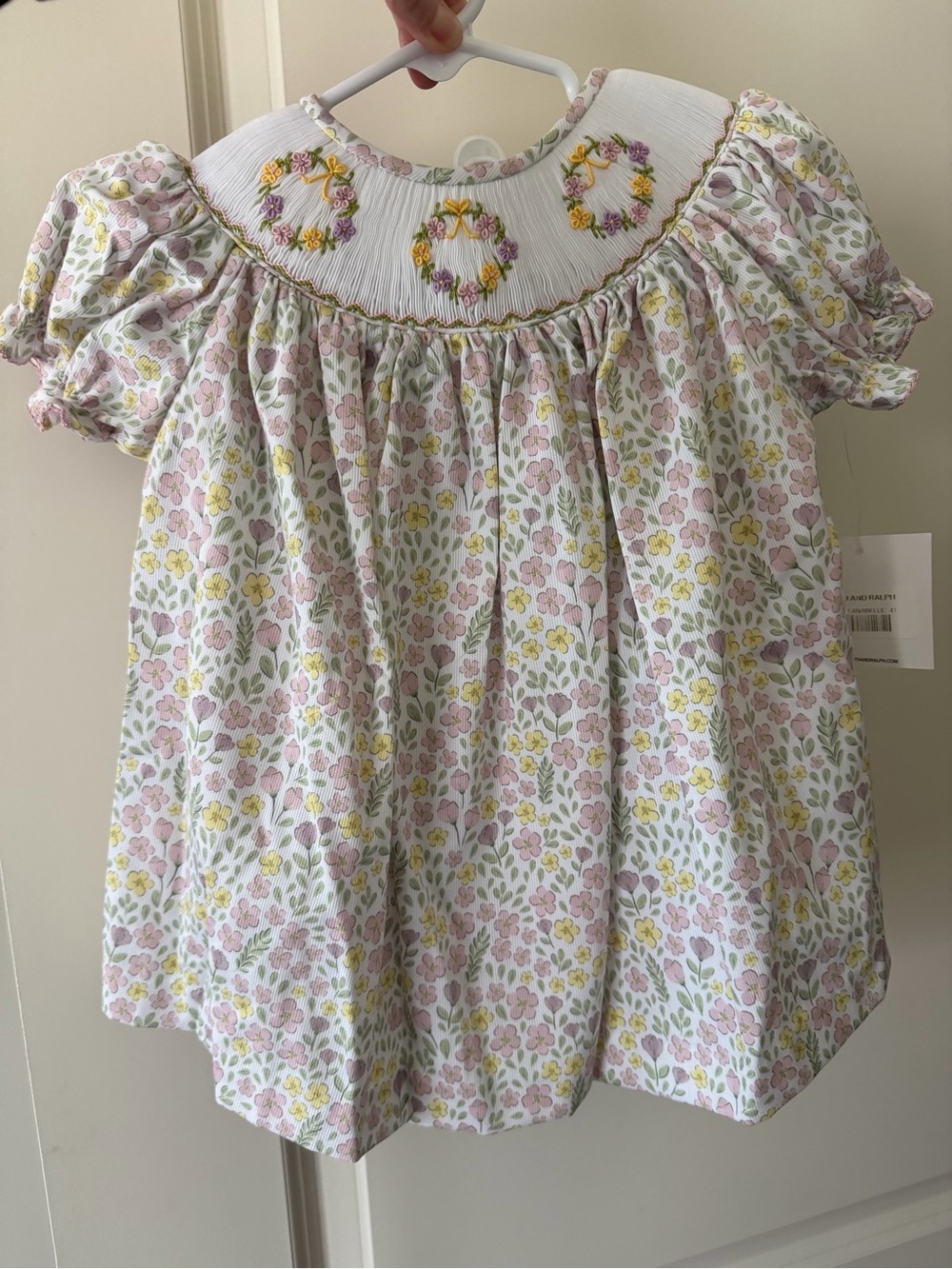 NEW WITH TAGS Ruth & Ralph Smocked Bloomer Set 4T